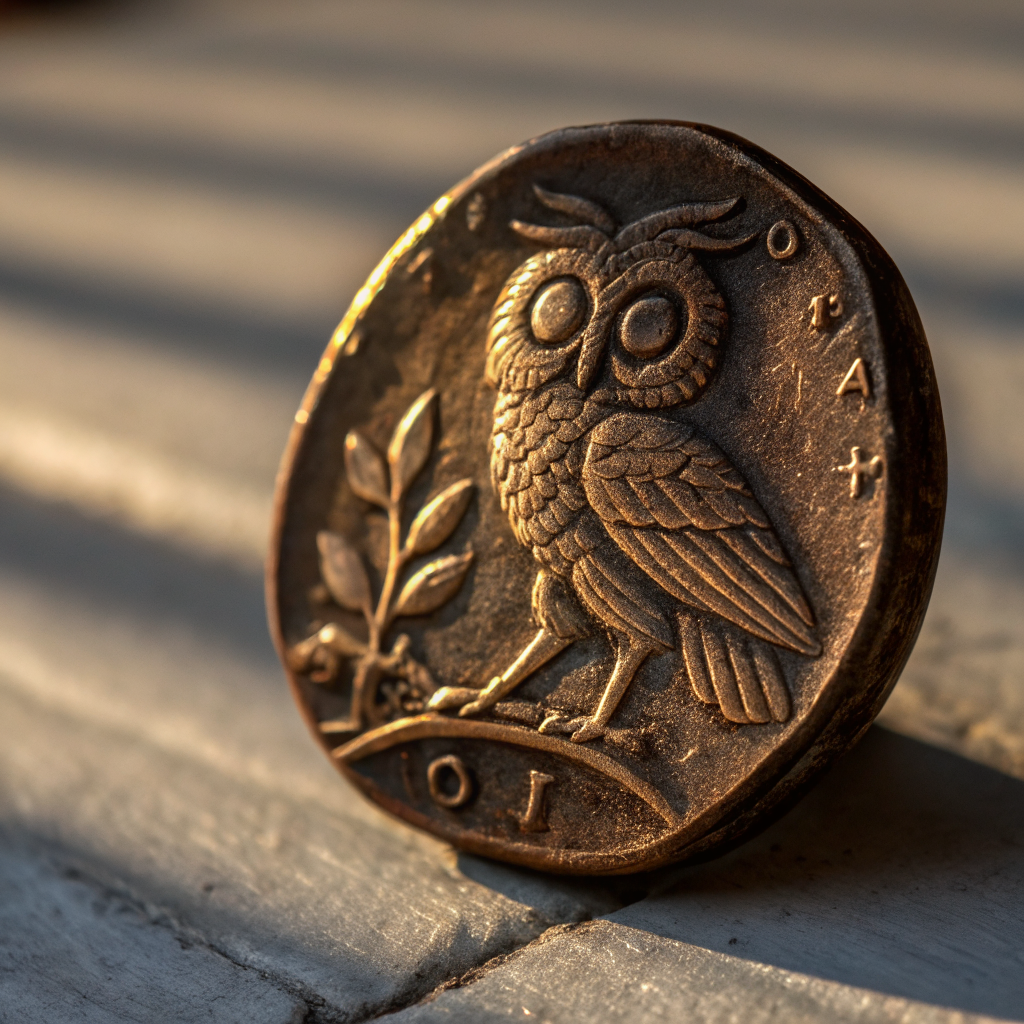 Attic Tetradrachm, Owl of Athens - NGC Choice AU